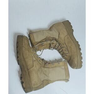 Military Combat Boots Hit Weather Tan Men’s US 5.5 Belleville Vibram